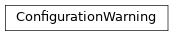 Inheritance diagram of bapsf_motion.utils.exceptions.ConfigurationWarning
